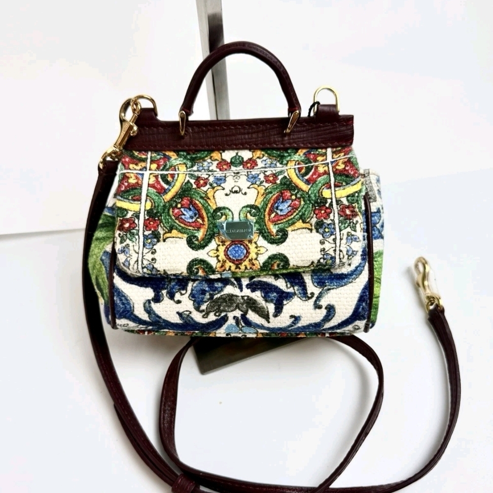 New Dolce & Gabbana Mini Sicily Handbag